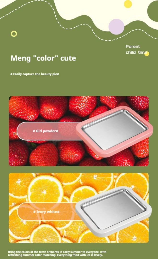 🧊🧊Wielofunkcyjna kostkarka do lodu DIY z tacką na lodówkę, odpowiednia na przyjęcia świąteczne, dla rodzin i dzieci, lody